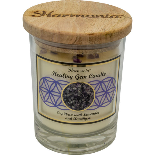 Harmonia Soy Gem Candle - Healing Amethyst