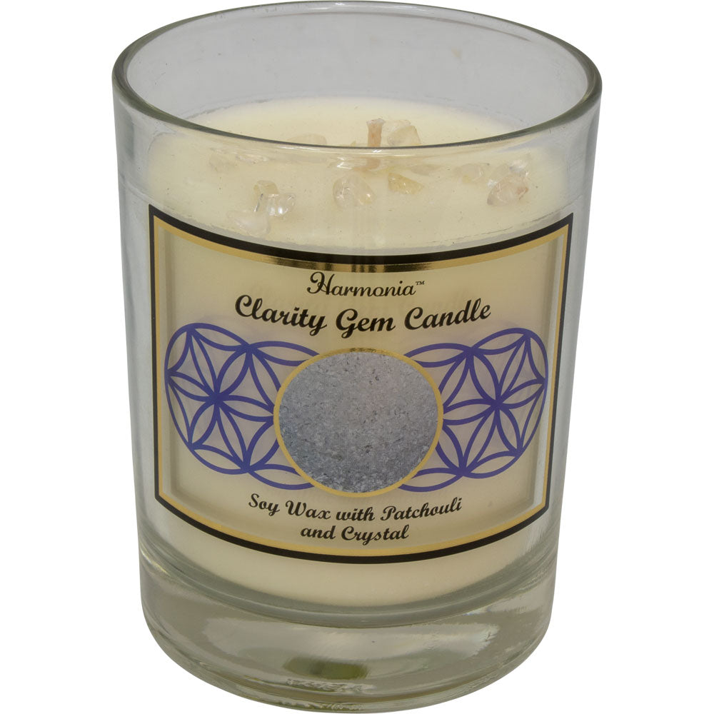 Harmonia Soy Gem Candle - Clarity Crystal -9oz