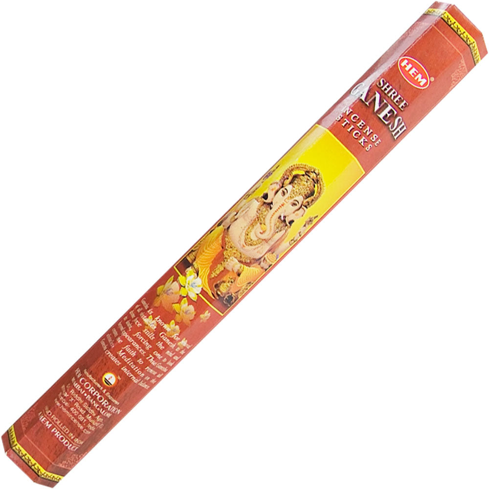 Hem Hexagonal Incense -Shree (Sri) Ganesha - 20 Sticks